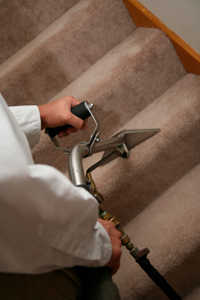Carpet Cleaning on stairs