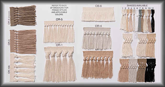 Oriental Rug Fringe Samples