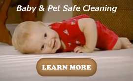 baby and pet safe carpet cleaning button