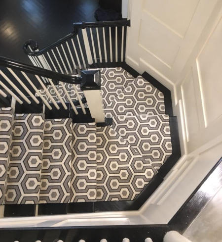 custom carpet stair runner